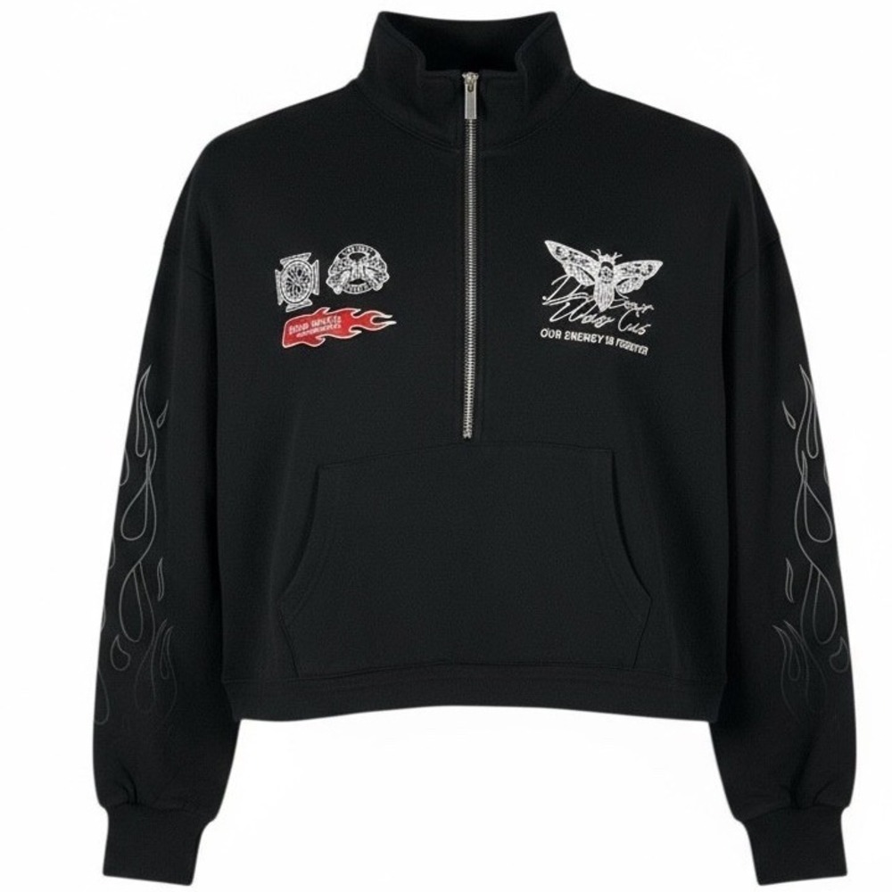 Darc Sport Live Fast V3 SHE Everson Mockneck Sweater Black Womens XS 153 of 1000